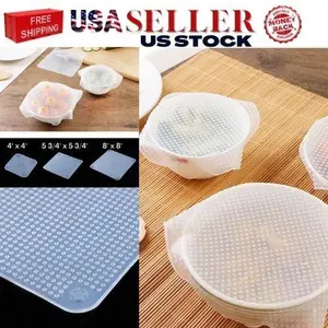 Reusable Silicone Plastic Wrap Seal