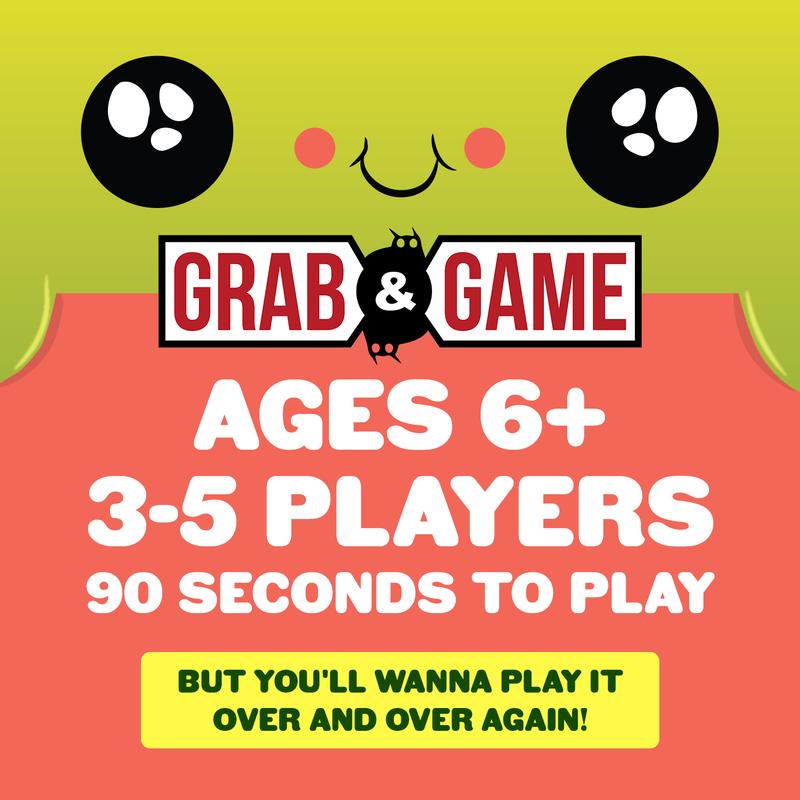Happy Salmon Grab & Game Edition by Exploding Kittens - Fast-paced card game under two minutes!