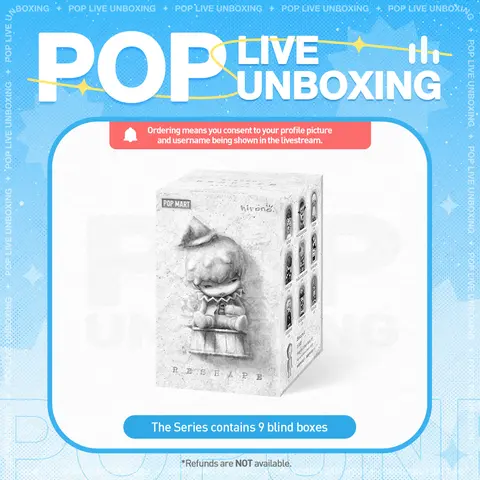 [POP NOW]POP MART HIRONO Reshape Series Figures, Blind Box, Mystery Box