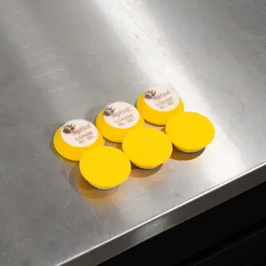 1.5" Rupes iBrid Nano Pad Yellow Foam | 6 Pack | For 1" Backing Plate