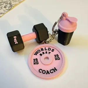 Gym bag charm-WORLDS BEST COACH