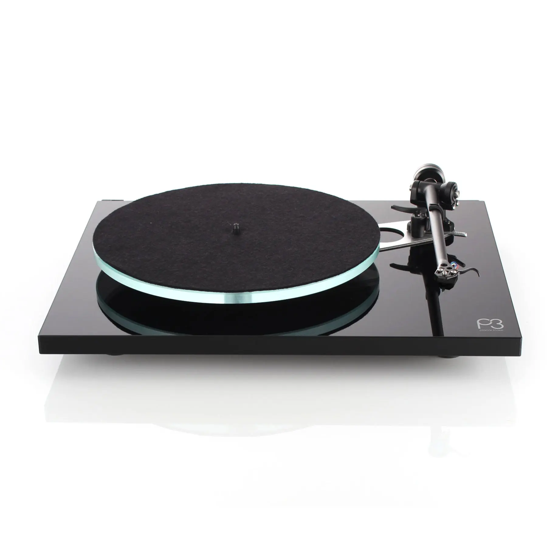Rega Planar 3 Vinyl Record Player - Audio Turntable with ND5 Cart., Wood Base, Used Open Box Special