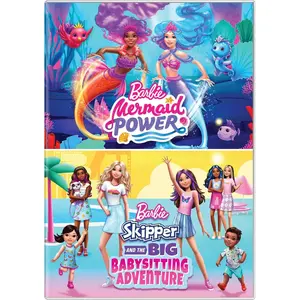 Barbie Double Feature: Barbie: Mermaid Power / Barbie: Skipper and the Big Babysitting Adventure  [DVD Video Disc] Subtitled, Widescreen