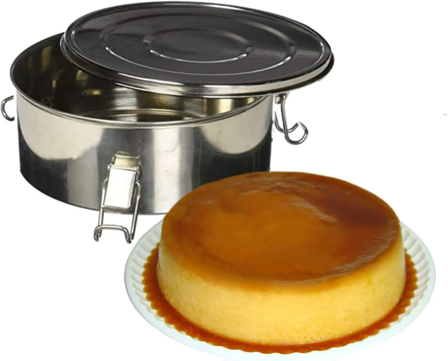 [New Deal]- Flanera Original Flan Mold Flan Maker 1.5 Qt Size
