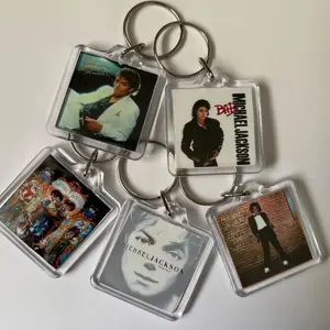 Michael Jackson Album Keychains