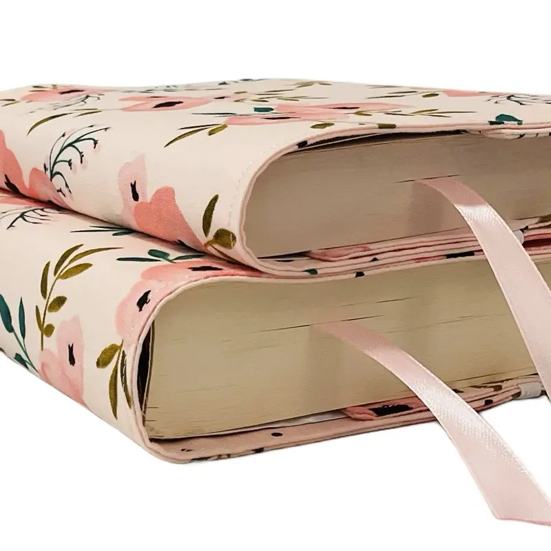 Peach Ranunculus Flower Adjustable Book Cover Peach Ranunculus Flower Adjustable Book Cover