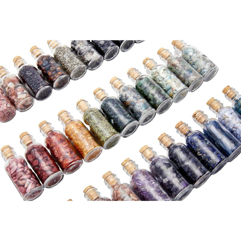 Gemstone Bottle (70 stone types available) Stone Bottles by New Moon Beginnings - Gemstone Chips Gemstone Bottle (70 stone types available) Stone Bottles by New Moon Beginnings - Gemstone Chips