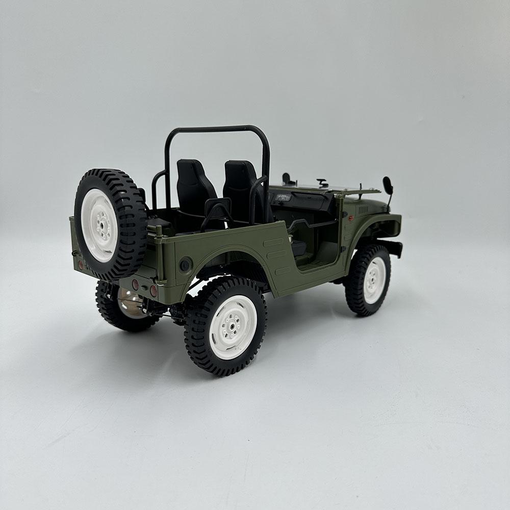 1:10 Scale 4WD Off-Road RC Crawler, Full-Proportional Remote Control All-Terrain RC Truck, RTR & Modifiable RC Toy for Boys & Girls Kids
