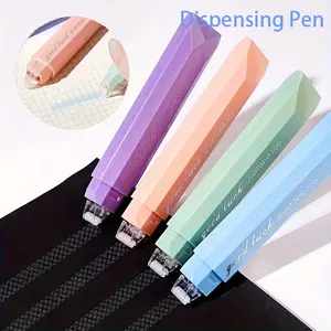 4 Pack 360 Degree Rotating Dual-Sided Glue Pens, Large Capacity, No-Trace Adhesive, Multifunctional Stationery, Ideal for Scrapbooks, DIY Crafts, Office Supplies
