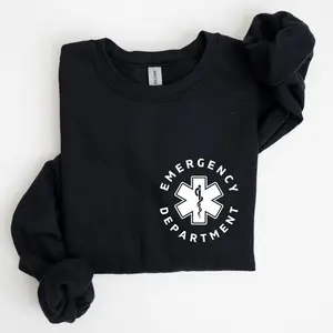 Emergency Department Sweatshirt, Emergency Nurse Shirt, ER Nurse Crewneck, Nurse Apraciation, ER Nurse Gift, Emergency Room Shirt