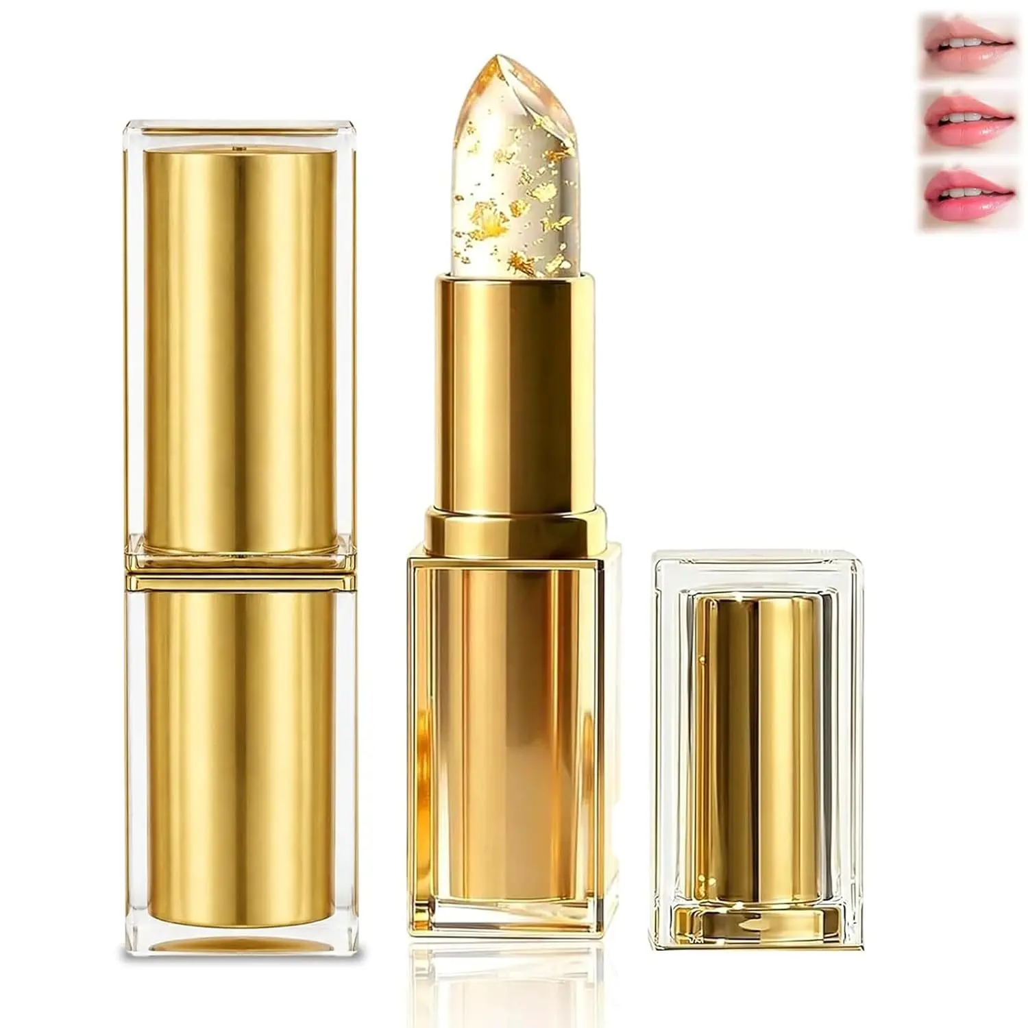 Transferproof Color Changing Lipstick,Areliaa Lipstick,Long Lasting 24 Hours Moisturizing Glossy Shine Lip Gloss for Women