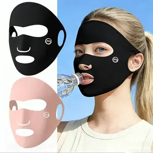 1 Count Summer Full Face Mask Sun Protection Face Mask, Multifunctional Cycling Sun Protection Mask, Fashionable Breathable Face Cover for Women & Men, Fashion Accessories for Daily Wear, Protective Mask, Windproof Face Mask