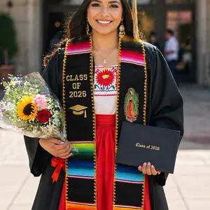 virgen de Guadalupe Graduation Sash Scarf Stole Class of 2026