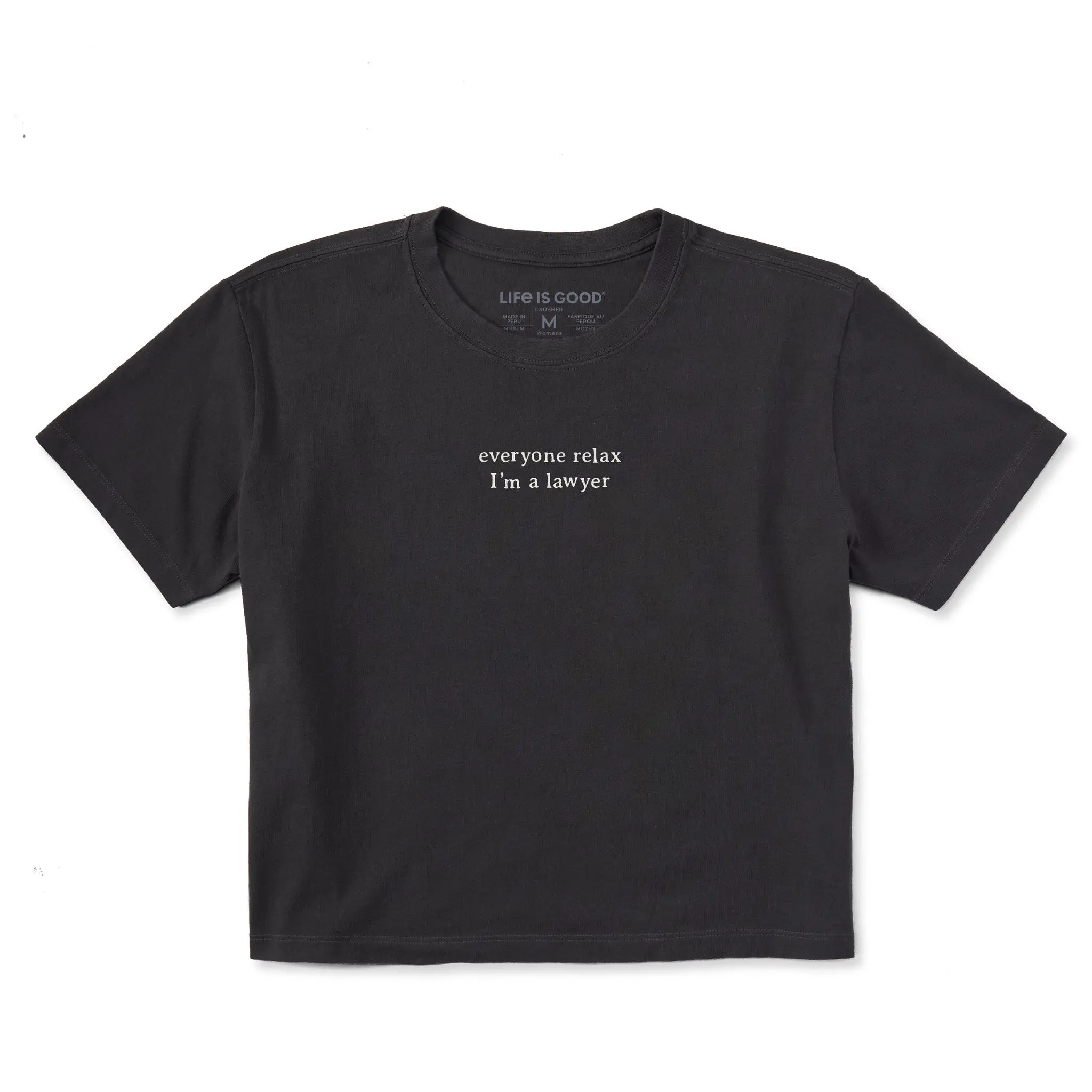 Women's Everyone Relax I'm a Lawyer Short Sleeve Crusher Boxy Tee