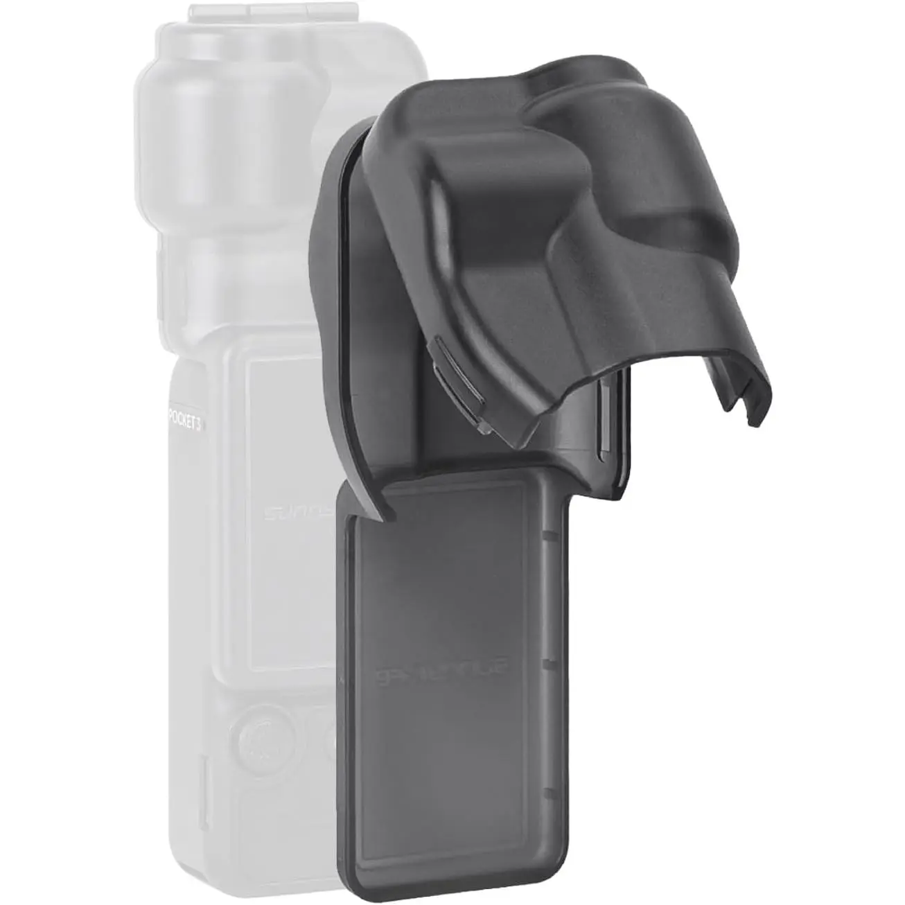 Pocket 3 Protective Case Cover for DJI  Pocket 3, Gimbal Protector Lens Screen Protective Cover for DJI  Pocket 3 Accessories, Transparent Black