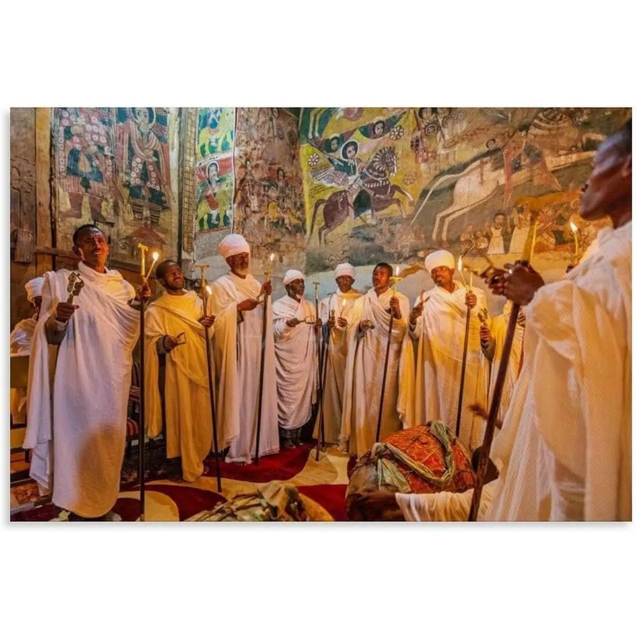 Ethiopian Orthodox Church Poster 7 Canvas Painting Posters And Prints Wall Art Pictures for Living Room Bedroom Decor