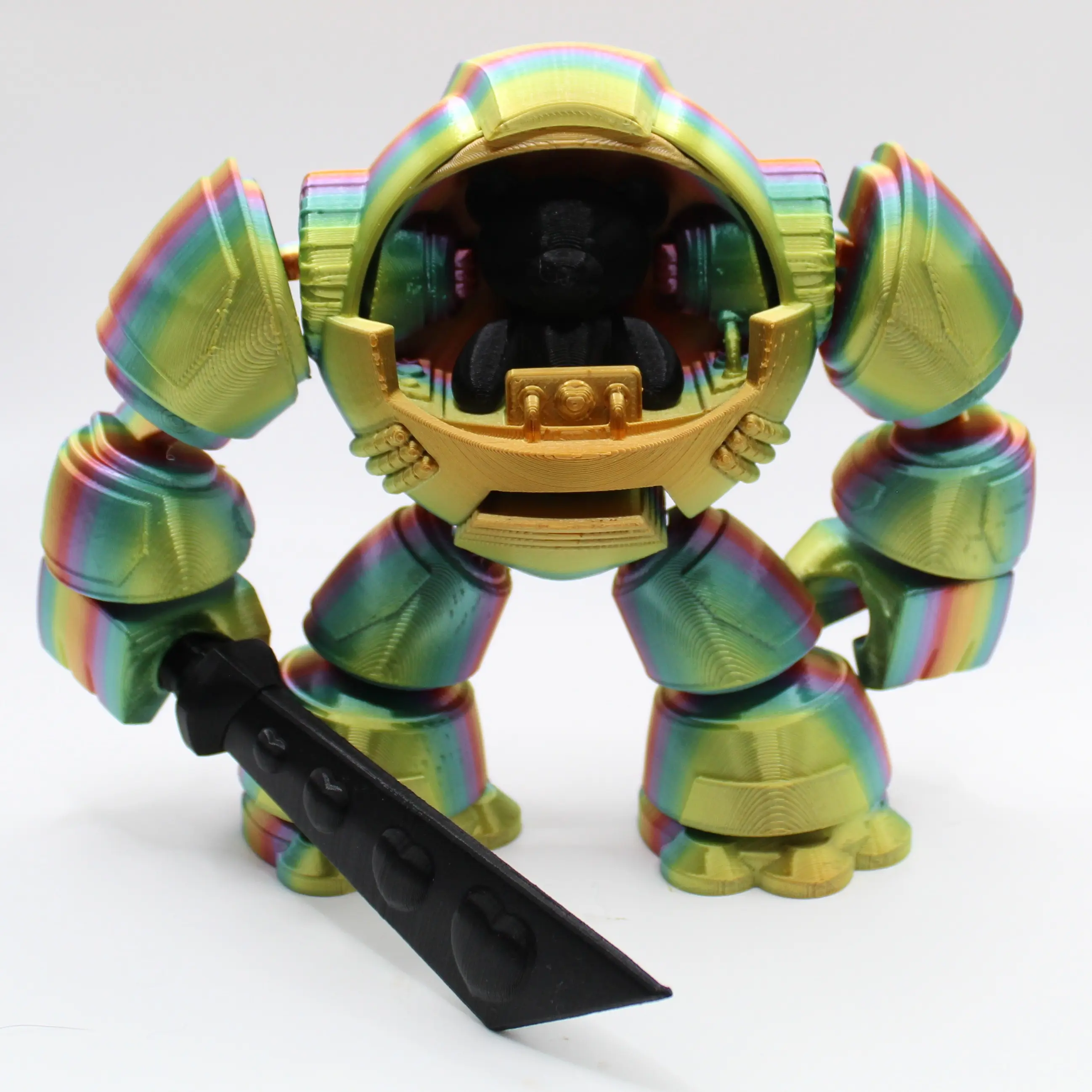 3D Printed Articulating Teddy Bear Robot