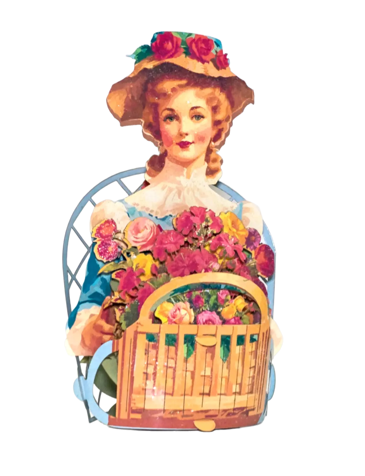 The Flower Girl, Pop-up greeting card. #62