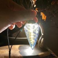 White dagger pendant