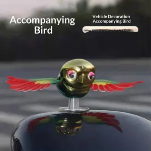 Car-mounted Little Bird Companion Toy A Unique And Novel Exterior Car Decoration