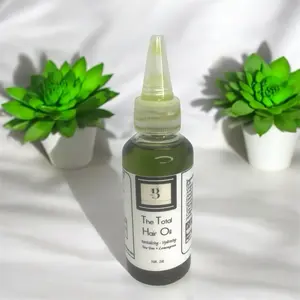 The Total Hair Growth Oil - 2 oz - Haircare - Formula for Comfort and Growth - Natural Ingredients - For Hair Care