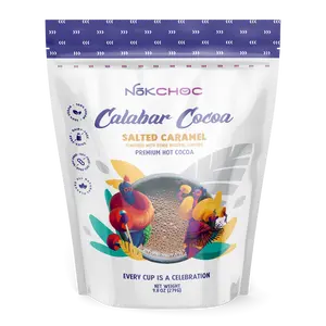 Salted Caramel Calabar Cocoa - VEGAN, NATURAL Hot Cocoa Powder Mix | 10oz Pouch