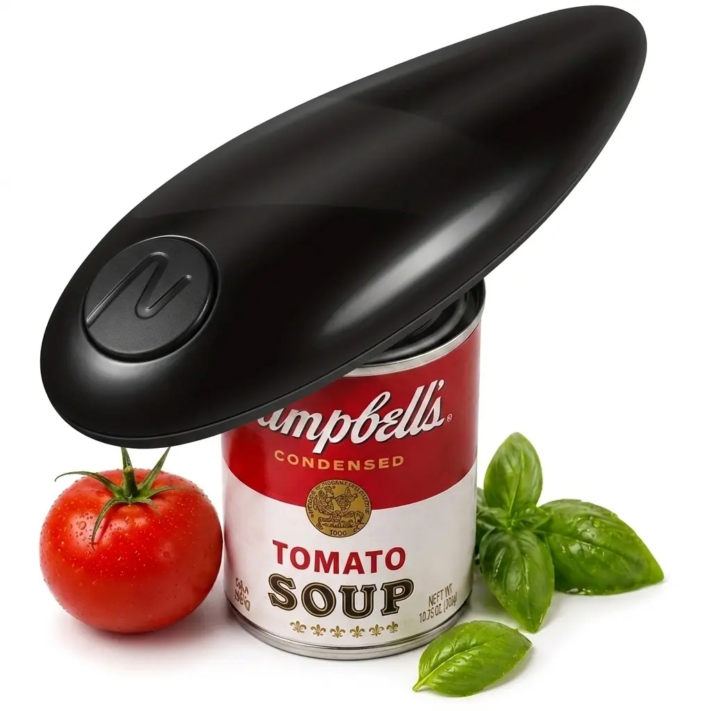 Electric Can Opener Fits All Can Sizes for Seniors with Arthritis, Battery Operated Can Opener with Smooth Edge, Food Safe Kitchen Gadgets Automatic Can Opener for Kitchen
