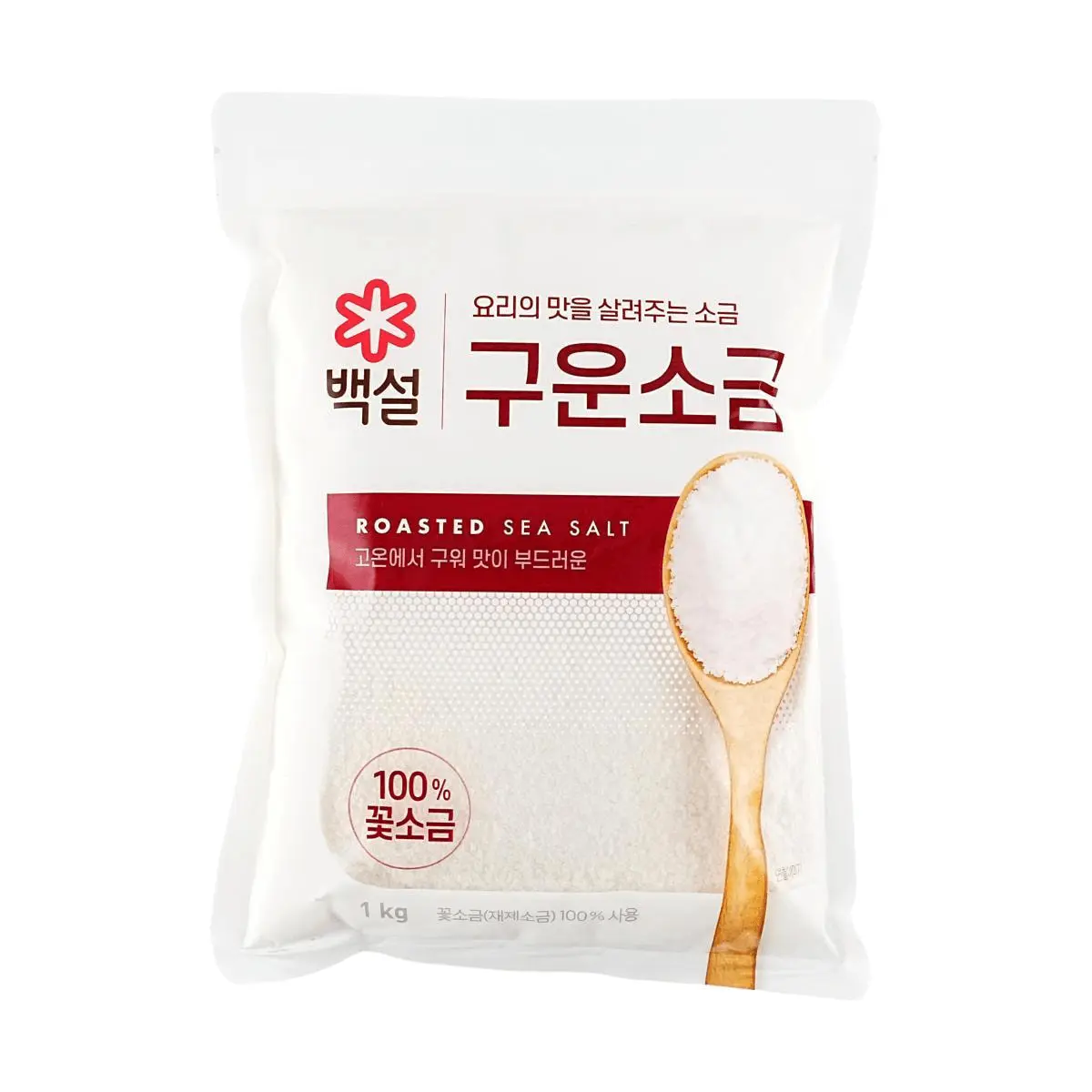 CHE IL JEDANG BAEKSUL Roasted Sea Salt 1kg - Premium Korean Cooking Salt for Frying & Baking CHE IL JEDANG BAEKSUL Roasted Sea Salt 1kg - Premium Korean Cooking Salt for Frying & Baking