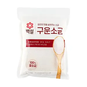 CHE IL JEDANG BAEKSUL Roasted Sea Salt 1kg - Premium Korean Cooking Salt for Frying & Baking