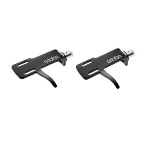2x Ortofon SH-4 Black Headshell w / Universal Mount, Ergonomic Finger Lift SH4