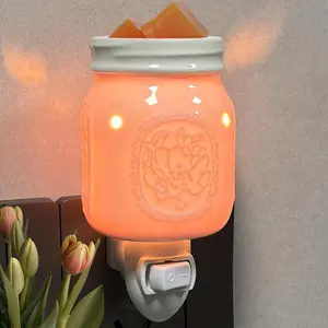 Plug in Wax Warmer for Scented Wax melt Warmer Scentsy Wax Warmer for  Oil,Candle Wax Melter Candle Warmer Night Light Wax Burner Decoration  Decor(Grape )