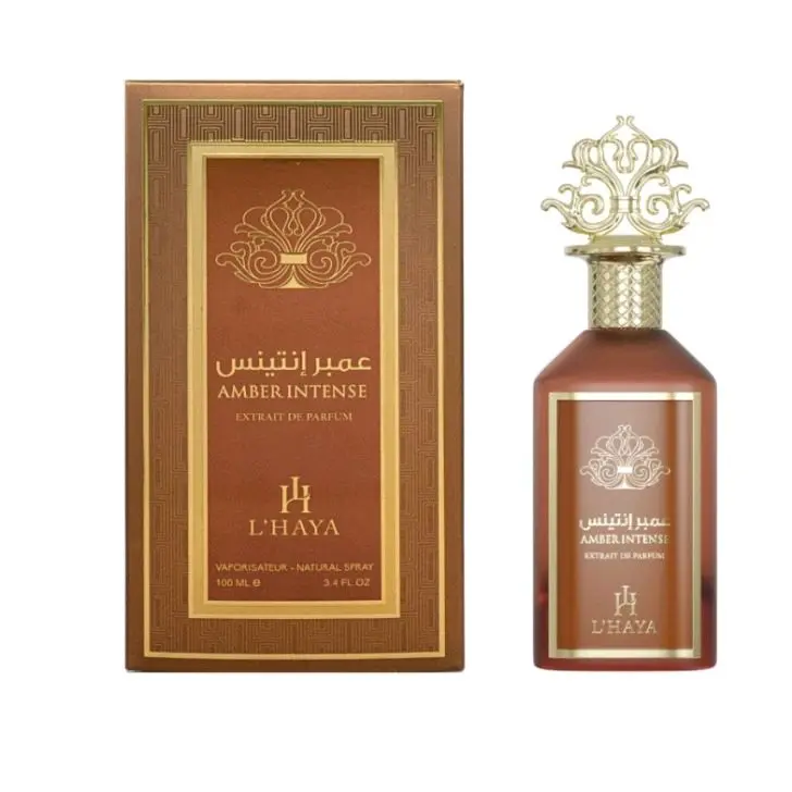 L’HAYA Amber Intense Extrait de Parfum 100ML – Fresh Fruity Amber Unisex Perfume