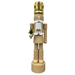 Pre-Owned Nordstrom Wood Nutcracker Life Size Statue