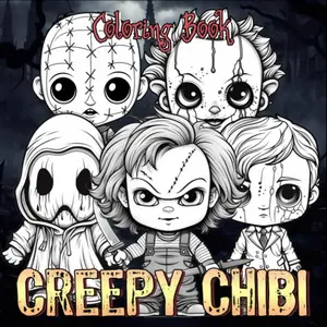 Creepy Cuteness Coloring Book: Chibi and Scary Coloring Book with Horror for Teens & Adults to Relax and Relieve Stress (Kooky and Creepy Creatures to Color) Paperback