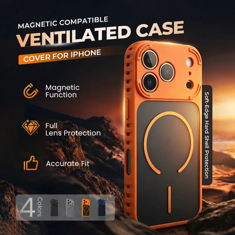 MagSafe-Compatible Ventilated iPhone Case