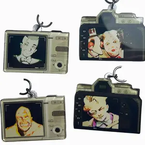 4 Ops OUTLAST CAMERA Acrylic Keychain, Dark Tone Degin Bag Charm Gifts