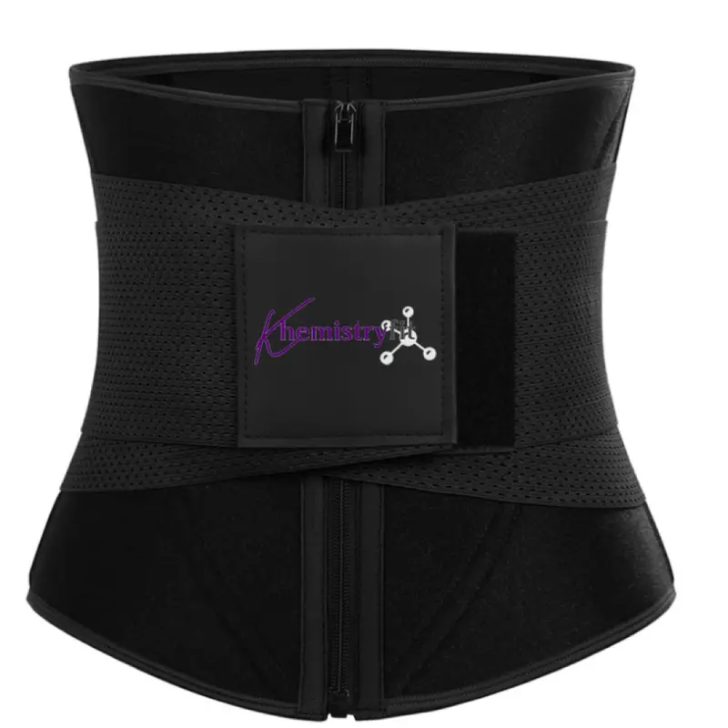 Khemistry Heavy Duty Waist Slimmer - Black Waist Trainer for Your Needs