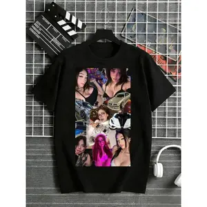 Vintage Bootleg TikTok Viral Influencer Collage Graphic T-Shirt | Retro 90s Rap Style Streetwear Casual Tee for Men & Women