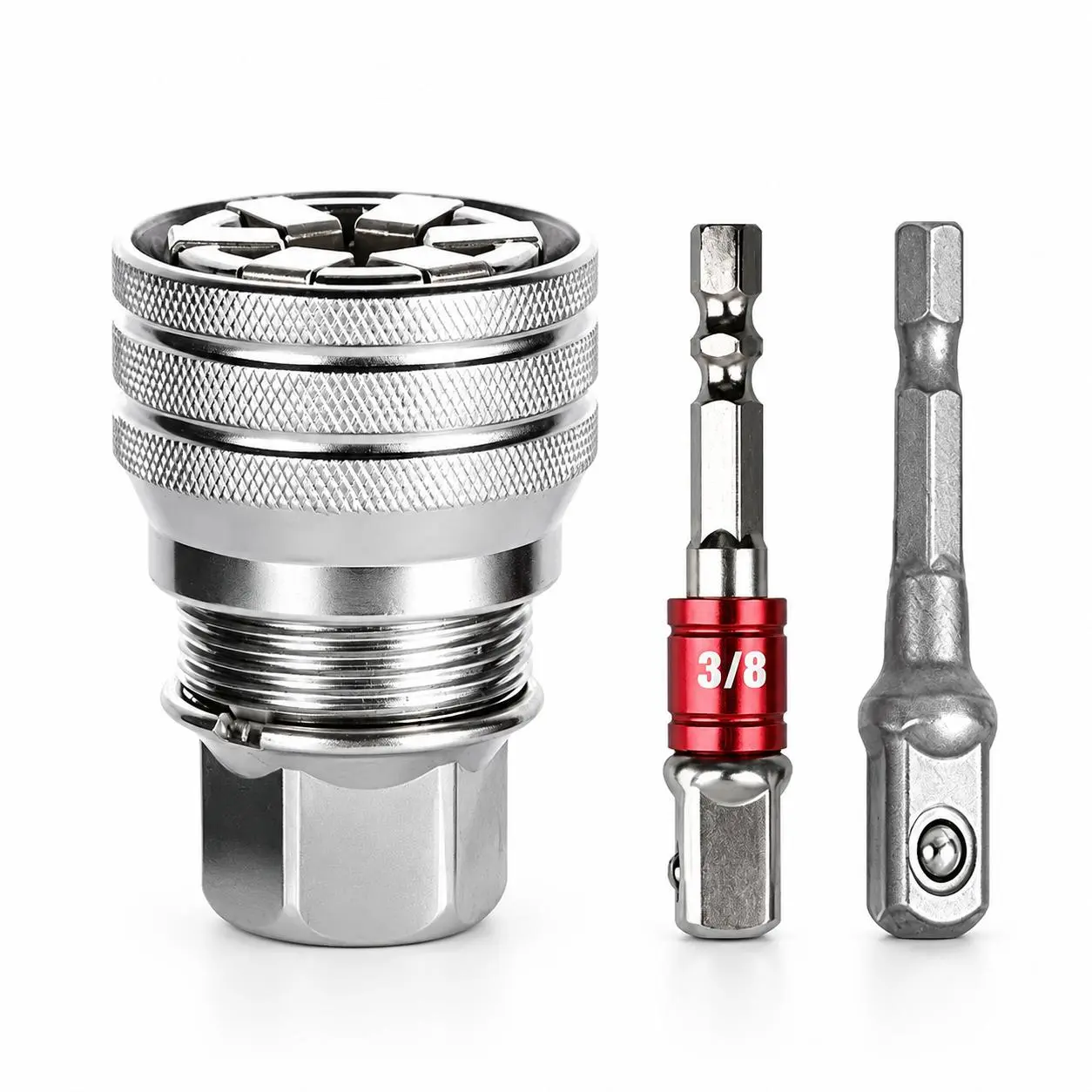 Multi-Function Universal Socket Wrench Tool - UniversalMaintenance Tool, Adjustable Universal Socket Wrench,Universal Socket Tool for 3/8" Drive Ratchet Torque Wrench& Power Drill (Connecting rod random color)