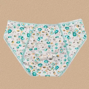3 Pcs Menstrual Leakproof Panties Women's Cotton Briefs Children PrintedMid Waist FashionPhysiological PeriodGirlsUnderpants