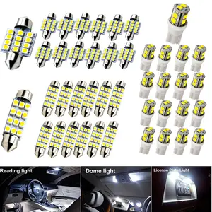 20/40/60PCS Interior Car Lights, Super Bright White Dome Map Door Trunk License Plate LED Bulb Kit Set,T10 31mm 41mm LED Bulb for Trucks