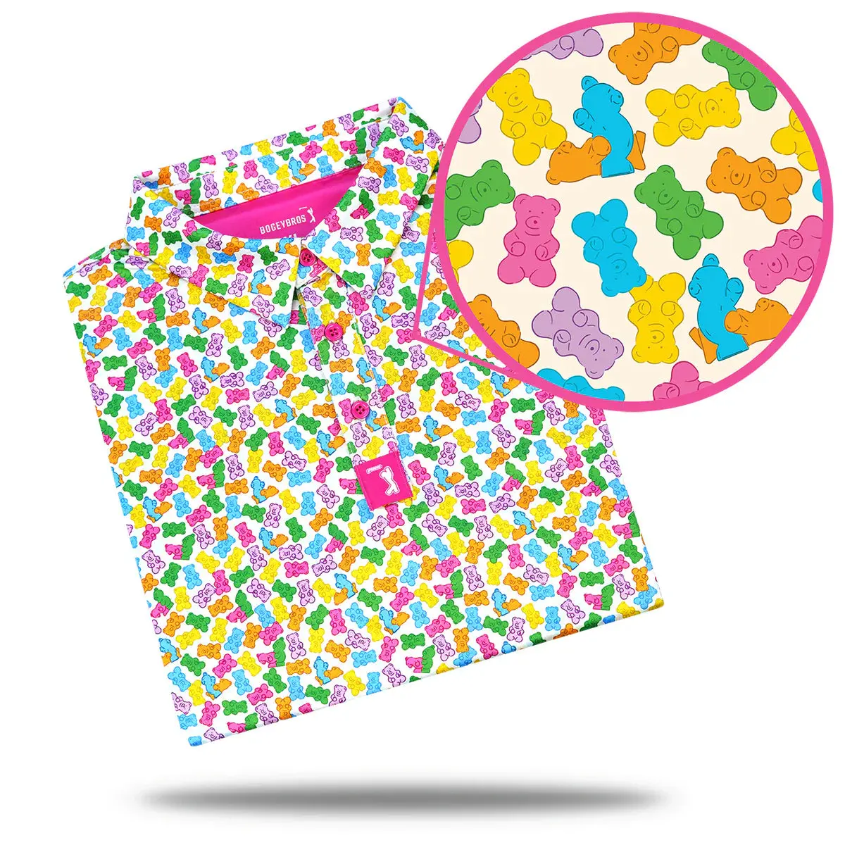Gummy Bears Polo from Bogey Bros. Golf Co.