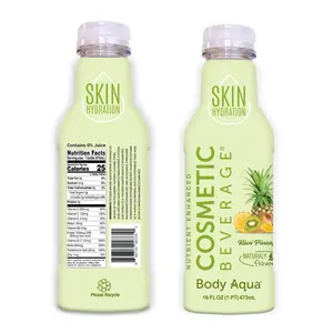 Body Aqua Cosmetic Beverage Kiwi Pineapple Flavor Supplement Edible Vitamin Collagen Fitness Dietary Healthcare Beauty