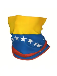 Venezuelan Flag Thin Bandana Neck Gaiter Lightweight Breathable MultiUse Scarf Headband Face Cover Scarf Wrap