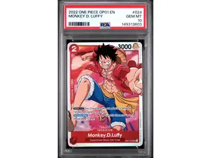 2022 One Piece Romance Dawn Monkey D. Luffy #OP01-024 PSA 10