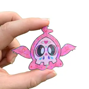 EXCLUSIVE Duskull Poke Sugar Skull Holographic Stickers Halloween Day of the Dead