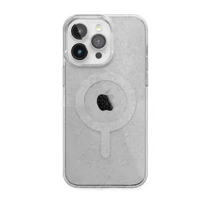 Casely iPhone 15 Pro Max Case | Clear Skies | Clear Shimmer | Clear Classic Ultra-Thin Design | Compatible with MagSafe