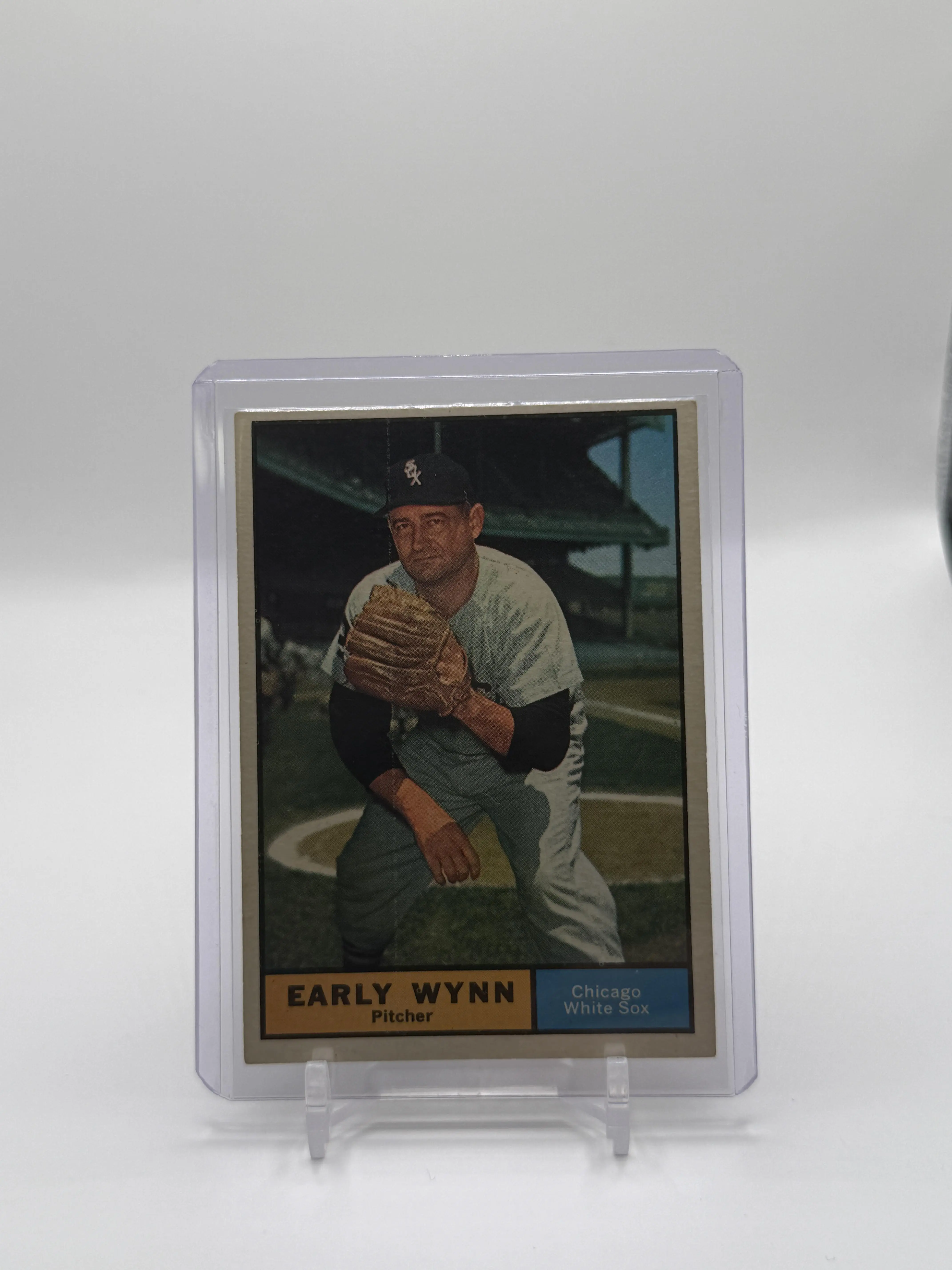 1961 Topps Early Wynn #455 HOF 300-Win Club Vintage Baseball Card Chicago White Sox