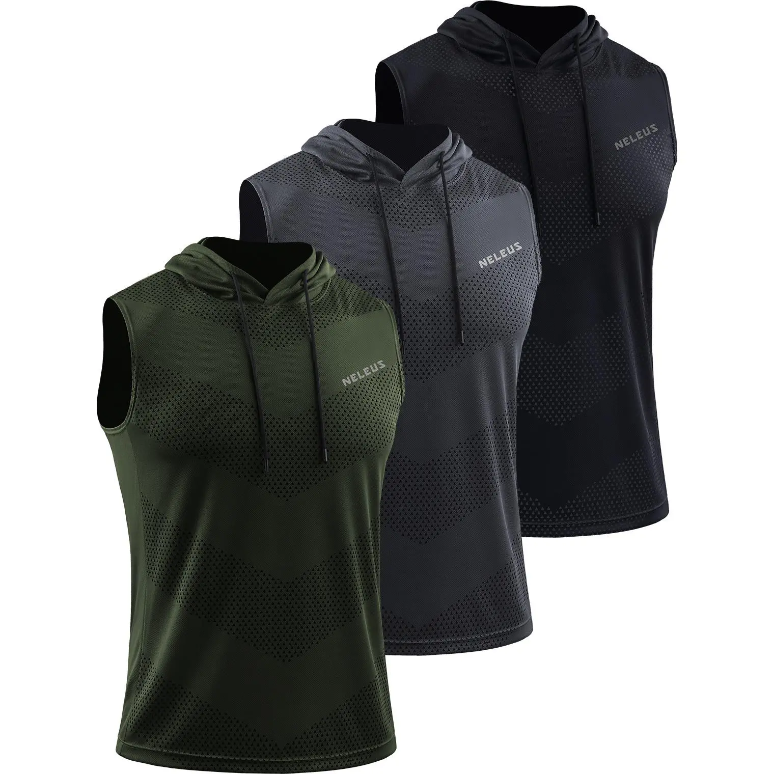 Black/Grey/OliveGreen,3 Pack