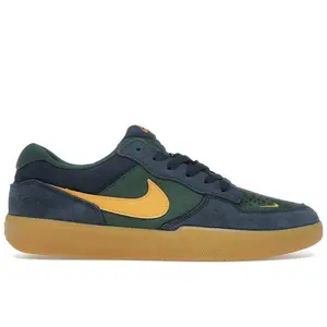 Nike Men's SB Force 58 Midnight Navy Fir Gum Light Brown University Gold, from StockX